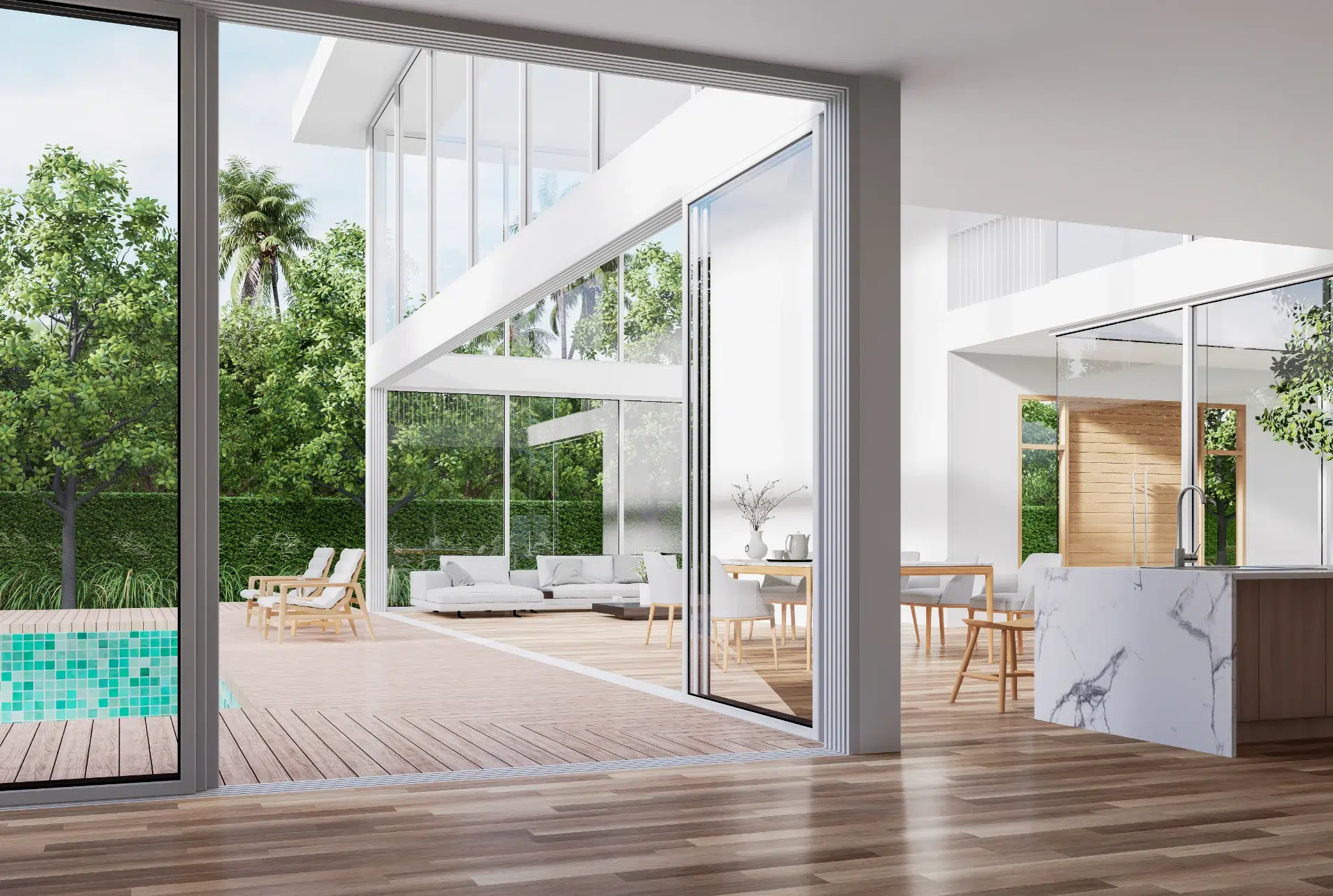 VLX 138 Panoramic Sliding Door in Tampa, FL | TruePane Windows & Doors - detail 1