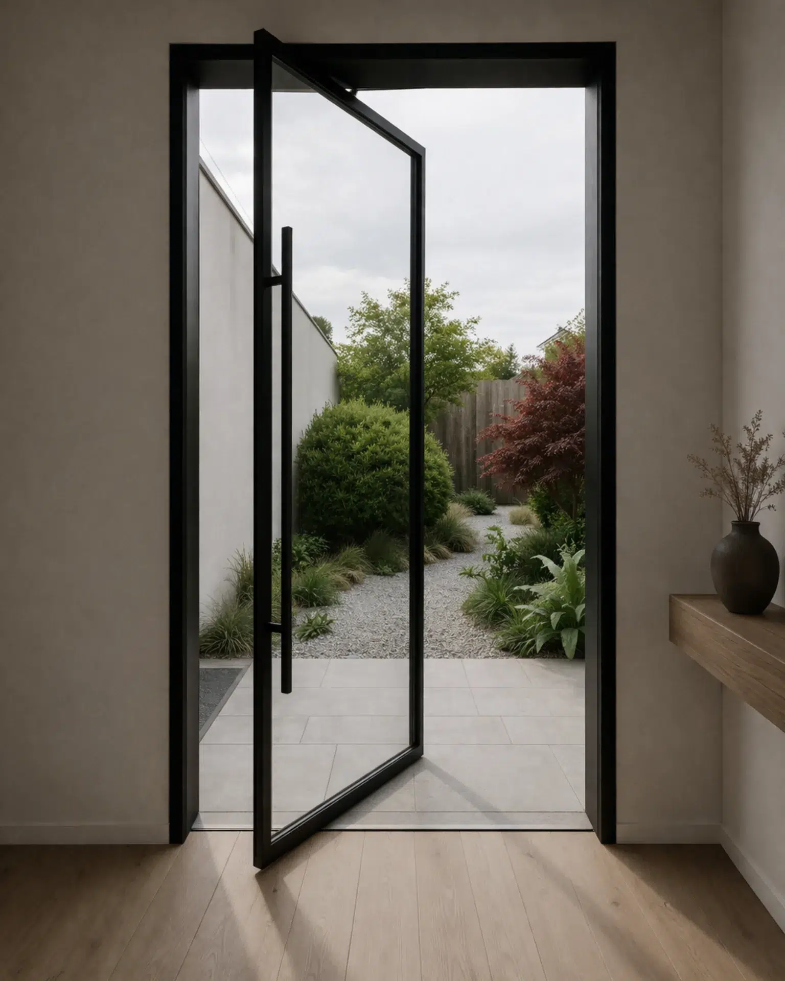 VLX 100 Pivot Door in Tampa, FL | TruePane Windows & Doors - detail 1